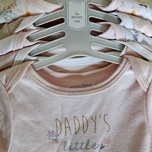 5 bundle short sleeve onesie